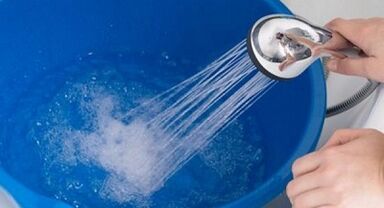 Soda with hot water to enlarge the penis