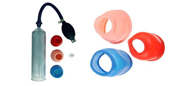 The vacuum pump is equipped with sealing attachments