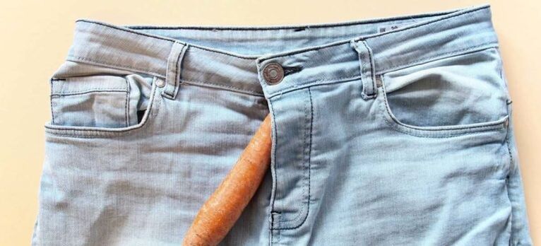 carrots symbolize a penis enlarged with soda